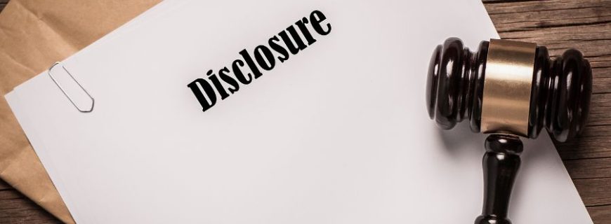 Making Required Disclosures